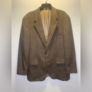 Vintage RALPH Ralph Lauren Men's Pure Wool Tweed Blazer Sportcoat SZ 44R EUC